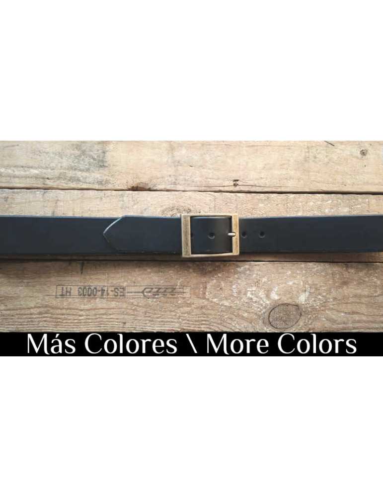 Leather Belt Dclass Brass, Full Grain Cowhide Leather Belt
